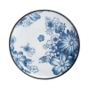 Ceramic tea set coasters, heat-insulating and heat-resistant for Gongfu tea, large-sized retro underglaze blue and white porcelain tea saucers, tea ceremony accessories Item Picture